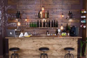 bar counter at home